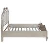 Evangeline Wood Queen LED Panel Bed Silver Oak — product view 6