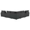 Collins 7-piece Modular Power Reclining Sectional Dark Grey — product view 6
