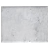 Baldwin Rectangular Marble Top Side Table White and Gold — product view 6