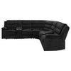 Atkinson Upholstered Reclining Sectional Sofa Black — product view 6