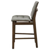 Redbridge Upholstered Counter Chair Grey and Walnut (Set of 2) — product view 6