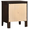 Carlton 2-drawer Nightstand Cappuccino — product view 6