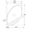 Arini Round Vanity Wall Mirror with Shelf Sand Wash — product view 6
