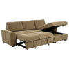 Pastrana Upholstered Sleeper Sectional Sofa RAF Chaise Camel — product view 6