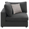 Serene Upholstered Corner Charcoal — product view 6
