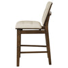 Redbridge Upholstered Counter Chair Cream and Walnut (Set of 2) — product view 6
