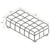 Amara Upholstered Ottoman — product view 6