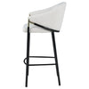 Chadwick Fabric Upholstered Bar Chair Beige (Set of 2) — product view 6