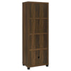 Sachin 3-shelf Engineered Wood Media Tower Dark Pine — product view 6
