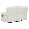 Camila Upholstered Motion Reclining Loveseat White — product view 6