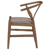 Dinah Wood Wishbone Dining Side Chair Walnut (Set of 2) — product view 6