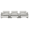 Collins 5-Piece Power Reclining Home Theater Seating Grey — product view 6