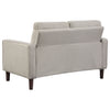 Bowen Upholstered Track Arm Tufted Loveseat Beige — product view 6