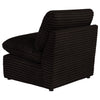Collins Modular Armless Chair Chocolate Brown — product view 6