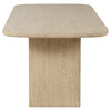 Kailani Cane Counter Height Storage Dining Table Beige Oak — product view 6