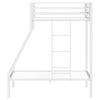 Alevera Metal Twin Over Full Bunk Bed with Ladder White — product view 6