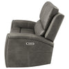 Brickston Triple Power Reclining Loveseat Charcoal — product view 6