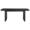 Brookmead 100-inch Extension Leaf Dining Table Black — product view 6
