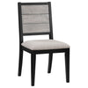 Elodie 5-piece Rectangular Extension Leaf Dining Set Black — product view 6