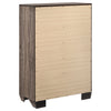 Kauffman 5-drawer Bedroom Chest Washed Taupe — product view 6