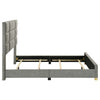 Ines 56-inch Fabric Upholstered Queen Panel Bed Grey — product view 6