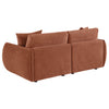 Elysia Fabric Upholstered Modular Lounge Loveseat Coral — product view 6