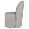 Aubrey Upholstered Barrel Dining Side Chair Beige (Set of 2) — product view 6