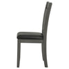 Lavon Wood Dining Side Chair Black and  Medium Grey (Set of 2) — product view 6