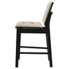 Redbridge Upholstered Counter Chair Cream and Black (Set of 2) — product view 6