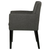 Catherine Upholstered Dining Arm Chair Grey (Set of 2) — product view 6