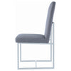 Mackinnon Upholstered Dining Side Chair Grey (Set of 2) — product view 6