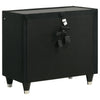 Lorient 2-drawer LED Nightstand with USB Black — product view 6