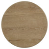 Adina 3-piece Round Coffee Table Set Distressed Light Brown — product view 6