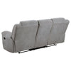Gilson 2-piece Chenille Upholstered Reclining Sofa Set Grey — product view 6