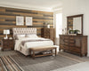 Devon 57-inch Upholstered Queen Panel Bed Beige — product view 6