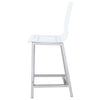 Juelia Clear Acrylic Counter Chair Chrome (Set of 2) — product view 6