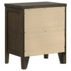 Wilkes 2-drawer Nightstand Bedside Table Dark Cocoa — product view 6