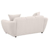 Destino Chenille Upholstered Splayed Arm Loveseat Greige — product view 6