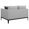 Apperson Upholstered Track Arm Loveseat Light Grey — product view 6