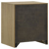 Hendricks 1-drawer Nightstand Bedside Table with Cubby Light Oak — product view 6