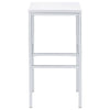 Natividad 5-piece Pub Height Bar Table Set White High Gloss — product view 6