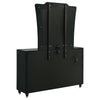 Lorient 8-drawer LED Dresser with Mirror Black — product view 6