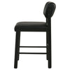 Kehoe Upholstered Counter Height Chair Black (Set of 2) — product view 6