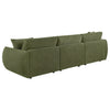 Elysia Fabric Upholstered Modular Lounge Sofa Green — product view 6