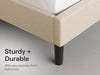 Mornington Upholstered Linen Upholstered Bed