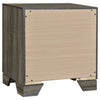 Wright 2-drawer Nightstand Bedside Table Brown Oak — product view 6