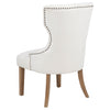 Baney Fabric Upholstered Dining Side Chair Beige and Rustic Honey — product view 6