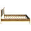 Mason 46-inch Queen Panel Platform Bed Grey and Light Brown — product view 6