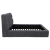 Nollet 48-inch Upholstered Queen Panel Platform Bed Grey — product view 6