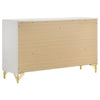 Lucia 6-drawer Dresser Cabinet White — product view 6
